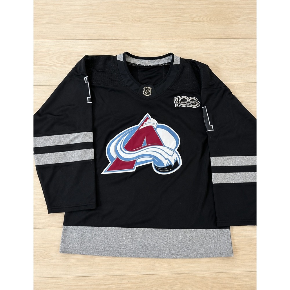 Adidas Colorado Avalanche Varlamov  NHL 100th Anniversary Jersey Size 50 M/L